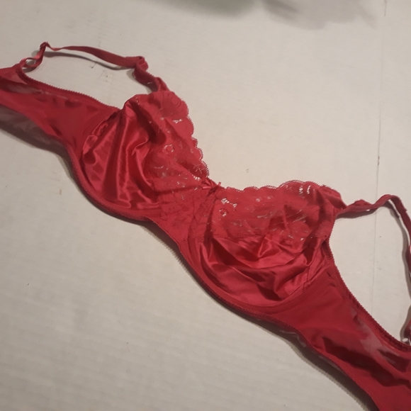 Vanity Fair Bra Unpadded Lace Cup size 36D - Picture 3 of 8